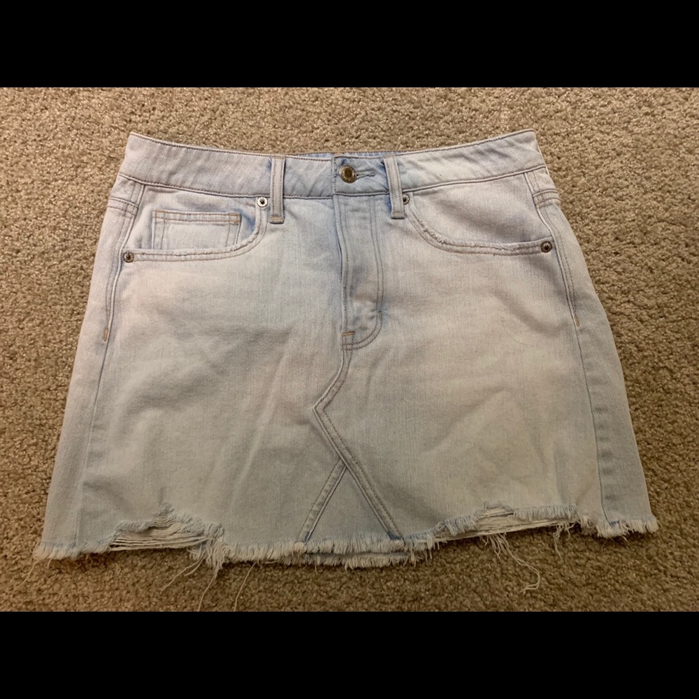 American eagle denim skirt